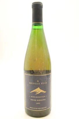 (1) 1992 Shingle Peak Rhine Riesling, Marlborough