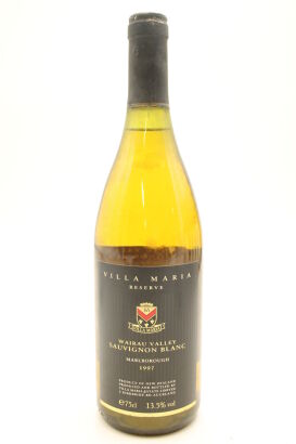 (1) 1997 Villa Maria Reserve Sauvignon Blanc, Wairau Valley