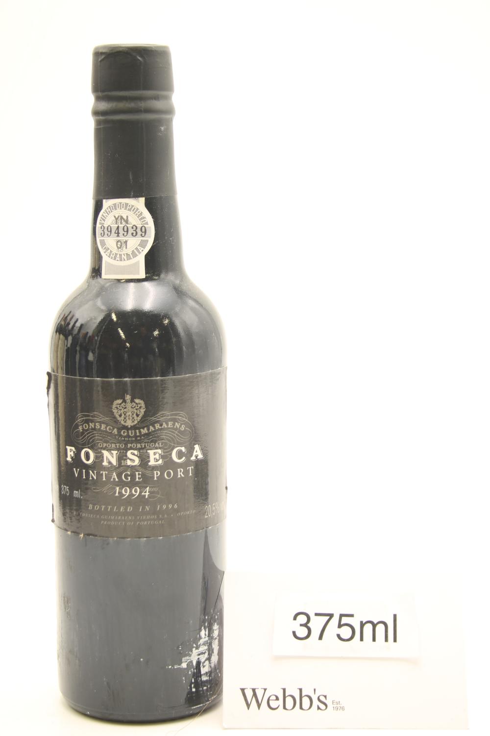 1) 1994 Fonseca Vintage Port [JR17] [WS100] [RP97], 375ml