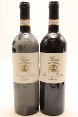 (2) 1998 Best's Great Western 'Thomson Family' Shiraz, Great Western