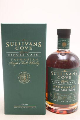 (1) Sullivans Cove 15 Years Old Special Single Cask Tasmanian Single Malt Whisky, 47.3% ABV