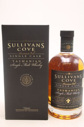 (1) Sullivans Cove American Oak Tasmanian Single Cask Single Malt Whisky, 47.5% ABV