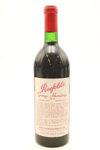 (1) 1977 Penfolds Grange Bin 95, Australia [BC95] [JO93] (Recorked in 2003)