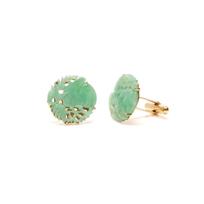 A Pair of Jadeite Cufflinks