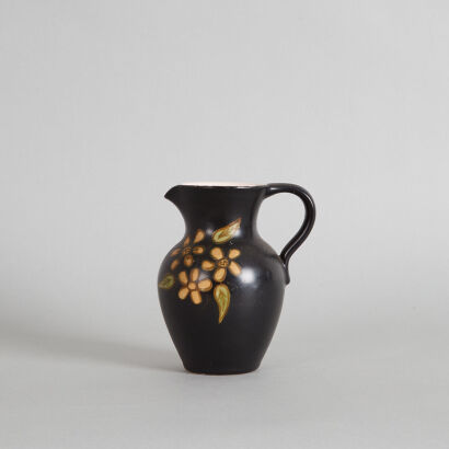 A Rare Hand-Potted Crown Lynn Jug
