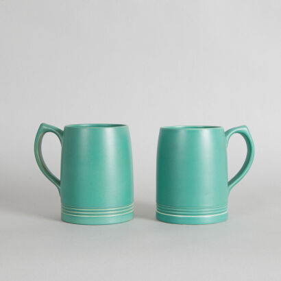A Pair of Keith Murray for Wedgwood Mugs