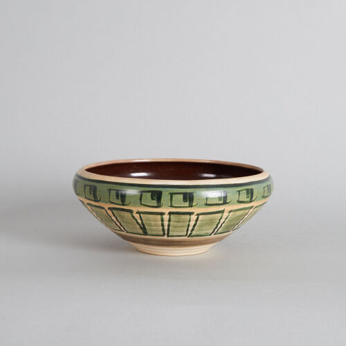 A Crown Lynn Hand-Painted Bowl