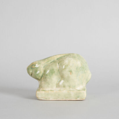 A Crown Lynn Trickle Glazed Rabbit