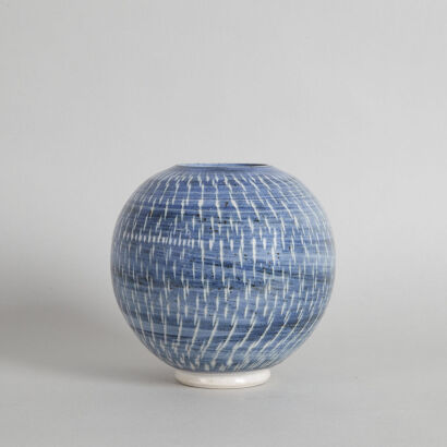 A Peter Holmes Globular Vase