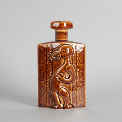 A Parker Pottery Lincoln Wines Decanter