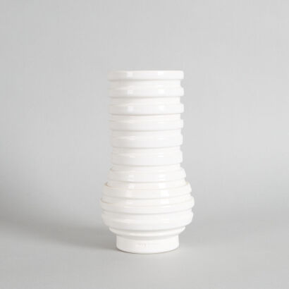 A John Parker Ribbed Vase