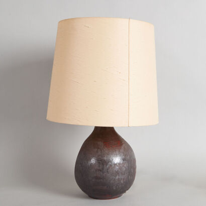 A Danish Mid-Century Ceramic Table Lamp Designed by Desiree Stentos