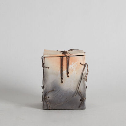 A Debbie Pointon Raku Fired Box