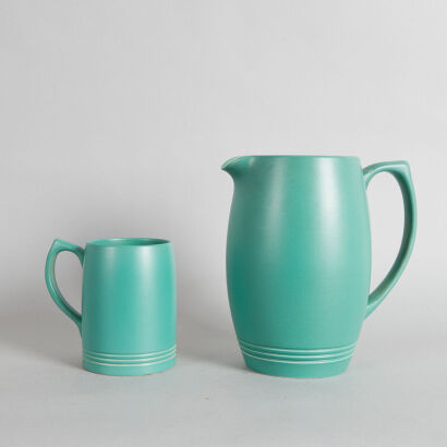 A Keith Murray for Wedgwood Lemonade Jug and Mug