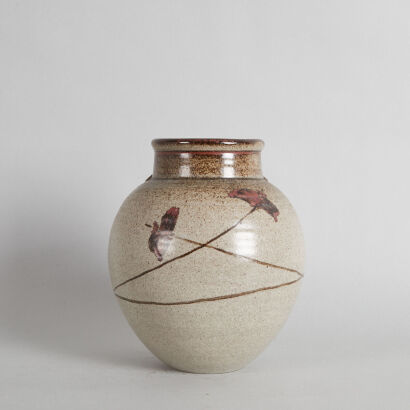 An Early Chris Weaver Ovoid Vase