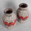A Pair of West German Scheurich Lava Vases - 3