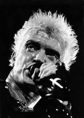 Billy Idol performing at Mt Smart Supertop, Auckland