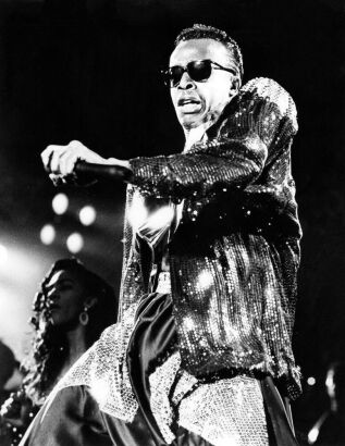 MC Hammer performing at Mt Smart Supertop, Auckland