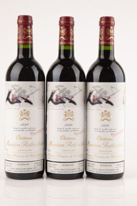 (3) 1996 Chateau Mouton Rothschild, Pauillac