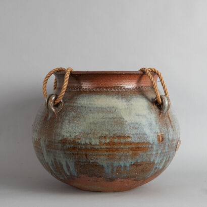 A Large Peter Alger Hanging Pot