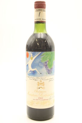 (1) 1982 Chateau Mouton Rothschild, Pauillac [JR18.5] [WS98]