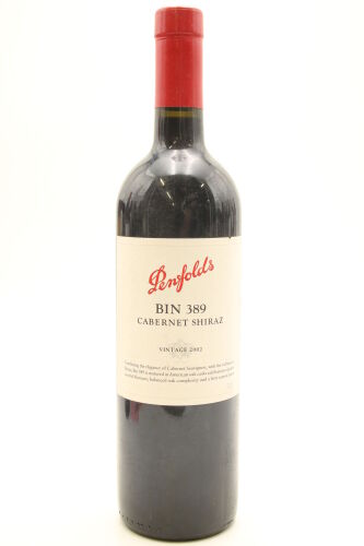 (1) 2002 Penfolds Bin 389 Cabernet Shiraz, South Australia [JR17.5] [BC95] [JO93]