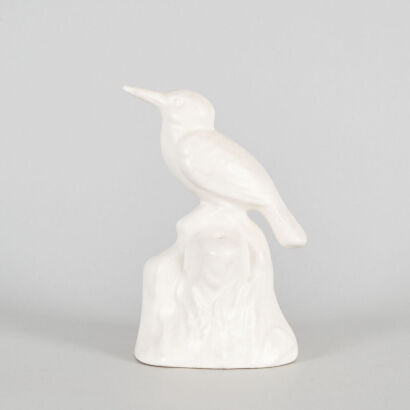 A Crown Lynn Kingfisher Flower Frog