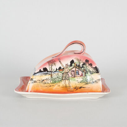 A Grimwades Māori Ware Cheese Dish