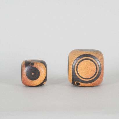 A Pair of Anneke Borren Cubes