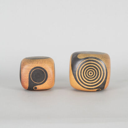 A Pair of Anneke Borren Cubes