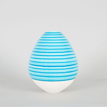 A Peter Collis Ribbed Vase
