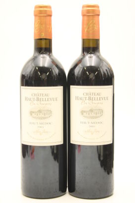 (2) 2005 Chateau Haut-Bellevue, Haut-Medoc
