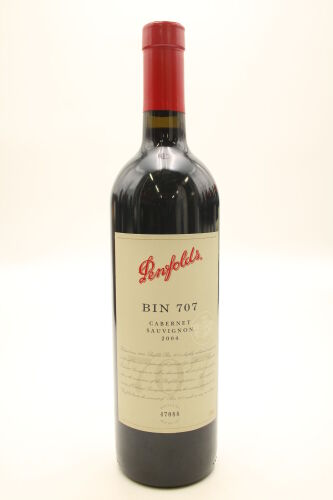 (1) 2004 Penfolds Bin 707 Cabernet Sauvignon, South Australia [JR17.5] [RP95] [JO97]