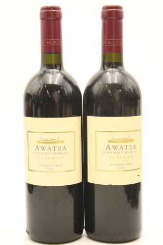 (2) 2001 Te Mata Estate Awatea, Hawke's Bay
