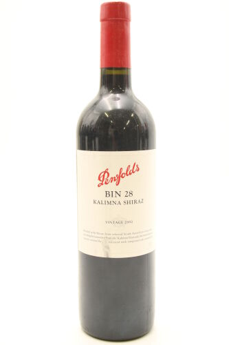 (1) 2002 Penfolds Bin 28 Kalimna Shiraz, South Australia