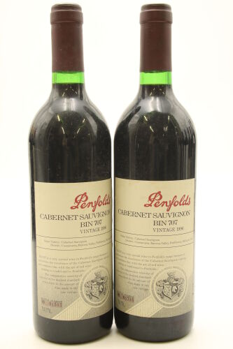 (2) 1996 Penfolds Bin 707 Cabernet Sauvignon [JO96]