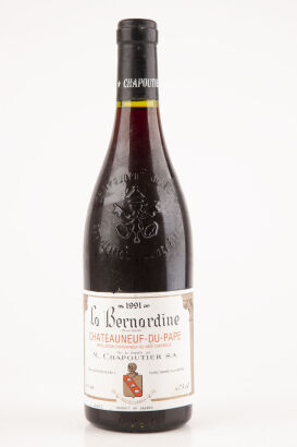 (1) 1991 Chapoutier La Bernadine, Chateauneuf du Pape