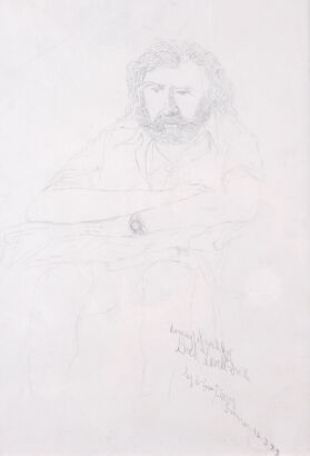 TONY FOMISON Drawing of and for Dick-Lovell-Smith