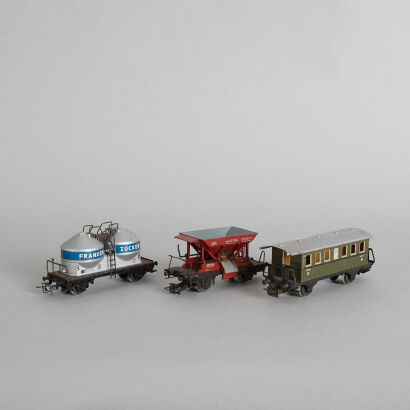 3x Marklin Model Carriages