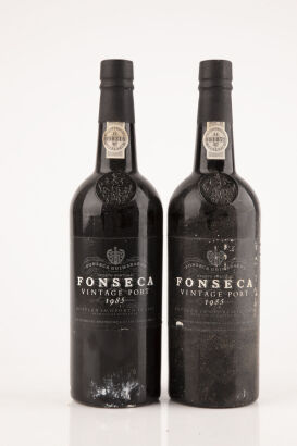 (2) 1985 Fonseca Vintage Port, Oporto (BSL) (STOL)