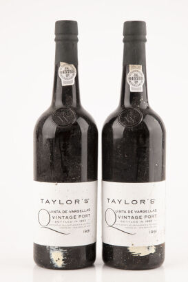 (2) 1991 Taylors Quinta de Vargellas Vintage Port (STOL)