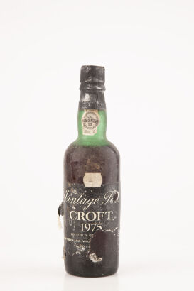 (1) 1975 Croft 375ml Vintage Port, Oporto (MS) (TL) (TOL) (BSL)