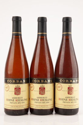 (3) 1994 Corbans Private Bin Amberley Rhine Riesling, Waipara