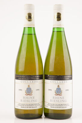 (2) 1991 Collards Riesling, Marlborough