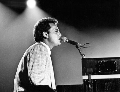 Billy Joel performing at Mt Smart Supertop, Auckland