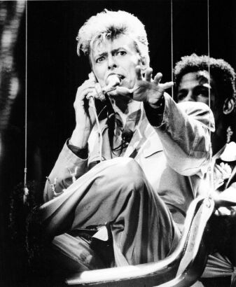 David Bowie performing at Western Springs, Auckland