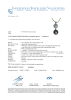 14ct Pearl and Diamond Necklace. 18ct Chain - 2