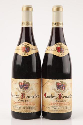 (2) 2005 Capitain Gagnerot Corton Renardes Grand Cru, Cote de Beaune