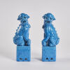 A Pair of Chinese Turquoise-glazed Lion Dogs