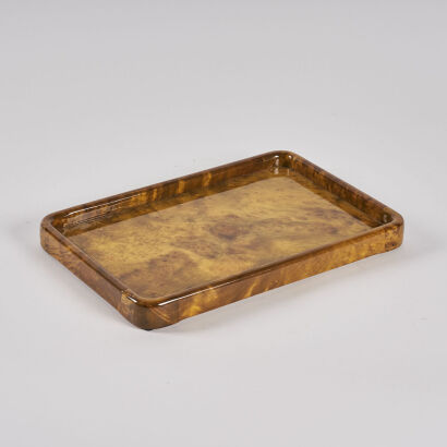 A Chinese Camphor Tea Tray